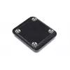 Water block + Backplate Aquatuning GmbH 13058 Acetal Copper Black 63mm 73mm 21mm