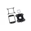 Water block + Backplate Aquatuning GmbH 13058 Acetal Copper Black 63mm 73mm 21mm