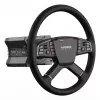 Moza Racing TSW Steering Wheel, Steering wheel, PC, Wired & Wireless, Black, Aluminium, Faux leather, Polymer, Cable