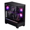 PC case Phanteks XT View Tower Black — Midi-Tower, tempered glass, RGB, supports ATX/EATX/Micro-ATX/Mini-ITX, GPU up to 41.5 cm, CPU cooler 184 mm