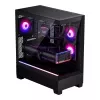 PC case Phanteks XT View Tower Black — Midi-Tower, tempered glass, RGB, supports ATX/EATX/Micro-ATX/Mini-ITX, GPU up to 41.5 cm, CPU cooler 184 mm