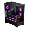 PC case Phanteks XT View Tower Black — Midi-Tower, tempered glass, RGB, supports ATX/EATX/Micro-ATX/Mini-ITX, GPU up to 41.5 cm, CPU cooler 184 mm