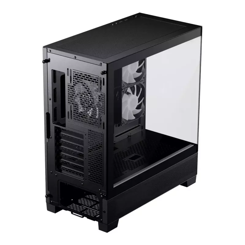 PC case Phanteks XT View Tower Black — Midi-Tower, tempered glass, RGB, supports ATX/EATX/Micro-ATX/Mini-ITX, GPU up to 41.5 cm, CPU cooler 184 mm
