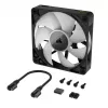 Fan Corsair iCUE LINK RX140 RGB 14 cm Black 300-1700 RPM Magnetic Bearing
