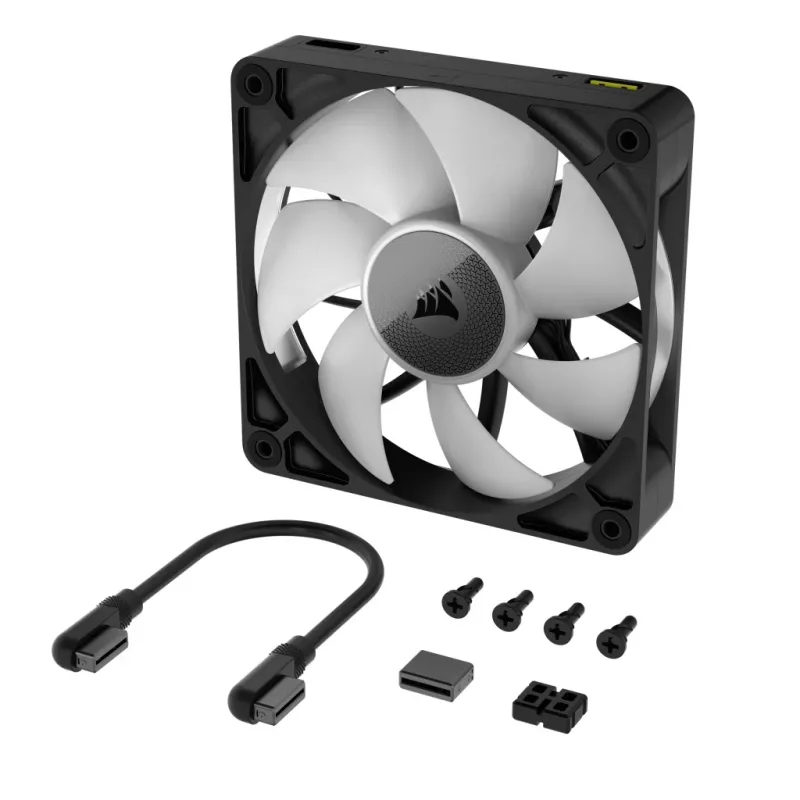Fan Corsair iCUE LINK RX140 RGB 14 cm Black 300-1700 RPM Magnetic Bearing
