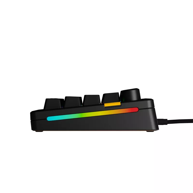 Glorious Gaming GMMK 3 HE 65% Prebuilt Wired Black - US, Wired, USB, Mechanical, QWERTY, RGB LED, Black