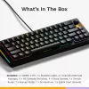 Glorious Gaming GMMK 3 HE 65% Prebuilt Wired Black - US, Wired, USB, Mechanical, QWERTY, RGB LED, Black