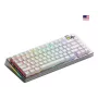 Mechanical Keyboard GLORIOUS GMMK 3 PRO 75% Prebuilt Wireless, USB + RF + Bluetooth, QWERTY, Silver