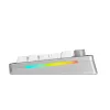 Mechanical Keyboard GLORIOUS GMMK 3 PRO 75% Prebuilt Wireless, USB + RF + Bluetooth, QWERTY, Silver