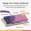 Mechanical Keyboard GLORIOUS GMMK 3 PRO 75% Prebuilt Wireless, USB + RF + Bluetooth, QWERTY, Silver