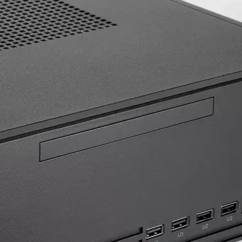 SilverStone MILO 11 SST-ML11B Slim Micro-ATX Desktop PC Case