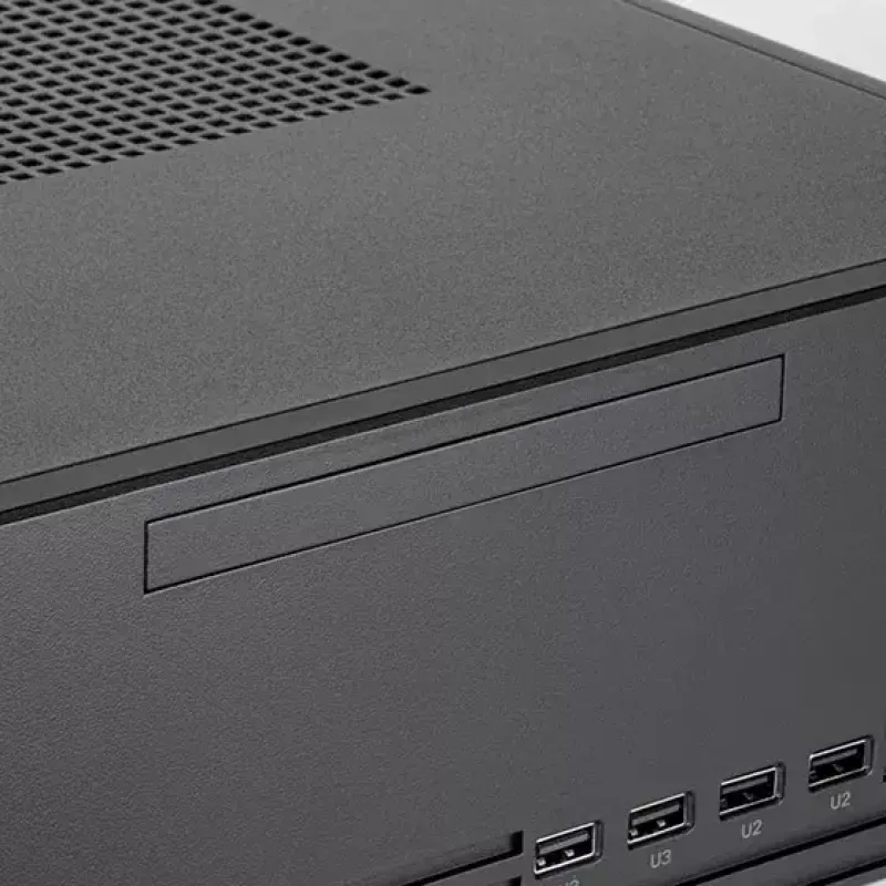 SilverStone MILO 11 SST-ML11B Slim Micro-ATX Desktop PC Case