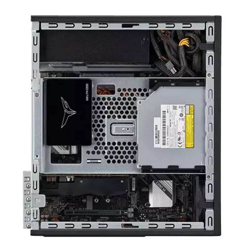 SilverStone MILO 11 SST-ML11B Slim Micro-ATX Desktop PC Case