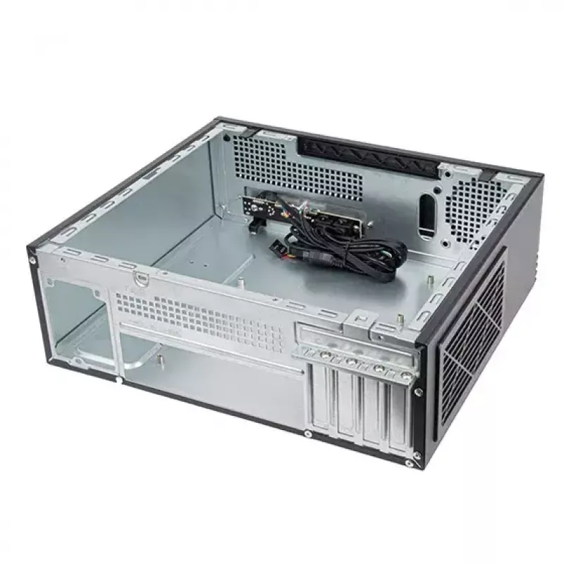 SilverStone MILO 11 SST-ML11B Slim Micro-ATX Desktop PC Case
