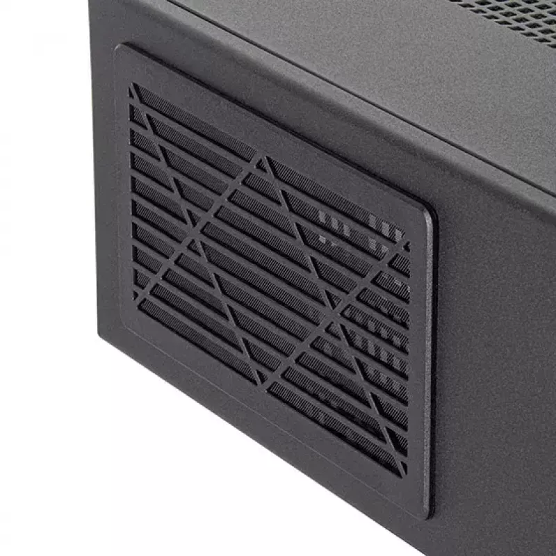 SilverStone MILO 11 SST-ML11B Slim Micro-ATX Desktop PC Case