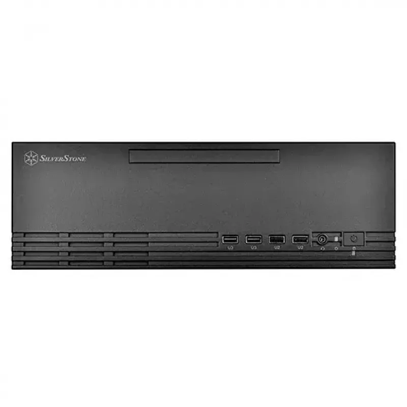 SilverStone MILO 11 SST-ML11B Slim Micro-ATX Desktop PC Case