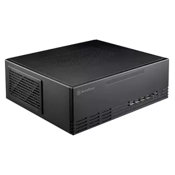 SilverStone MILO 11 SST-ML11B Slim Micro-ATX Desktop PC Case