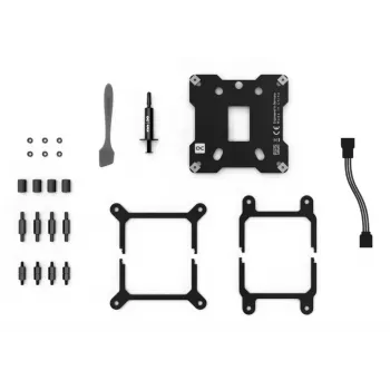 Water block Alphacool Core 1 LT Aurora Acrylic Copper Nickel Black Transparent