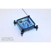 Water block Alphacool Core 1 LT Aurora Acrylic Copper Nickel Black Transparent