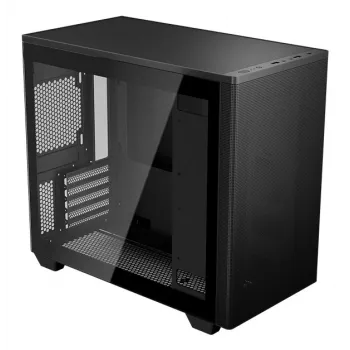 PC Case Aerocool Stormfront Mini Mini Tower Black ATX Side PSU 120mm Fans