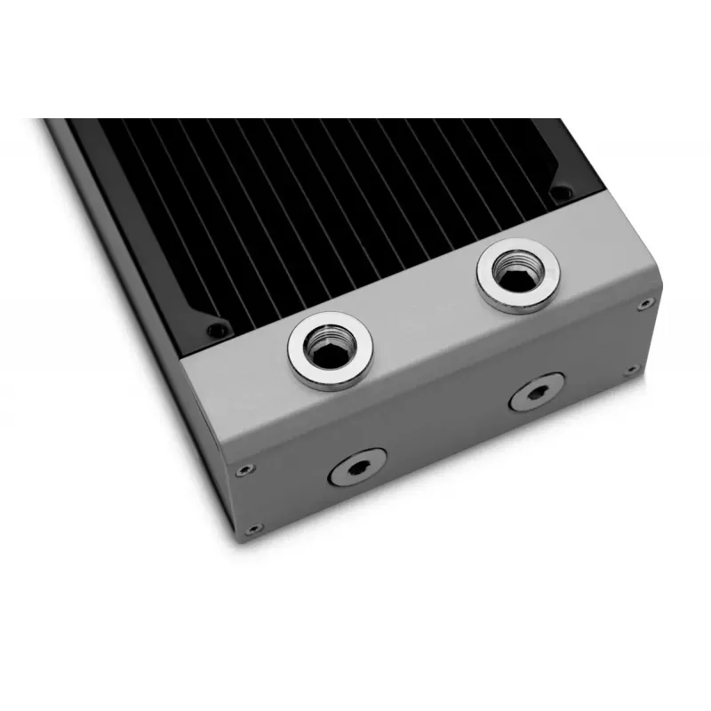 Radiator EK Water Blocks Brass Copper Stainless Steel Black 130x300x44mm