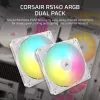 Fan Corsair RS140 ARGB 14 cm White 330-1700 RPM