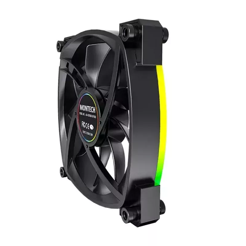 Fan module Montech AX120 PWM 120mm 12V Black 3-pin 4-pin