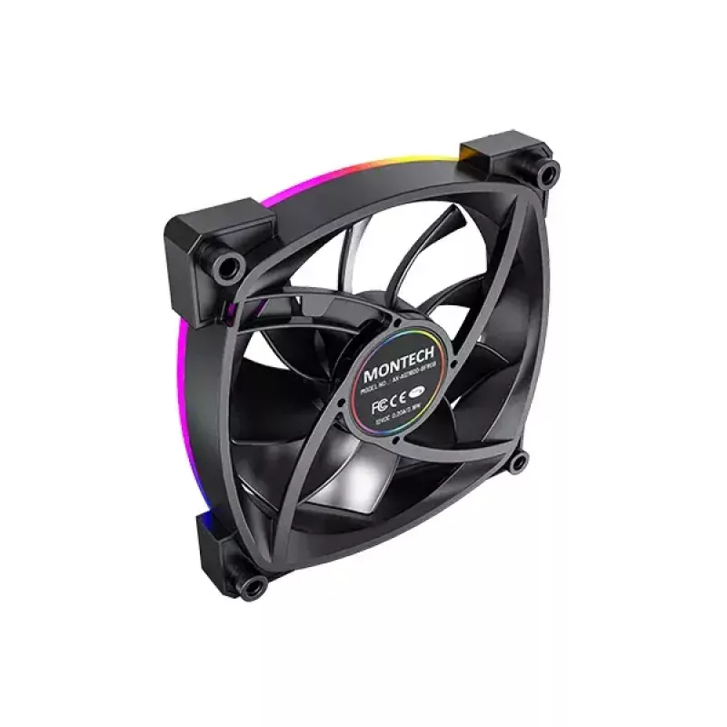 Fan module Montech AX120 PWM 120mm 12V Black 3-pin 4-pin