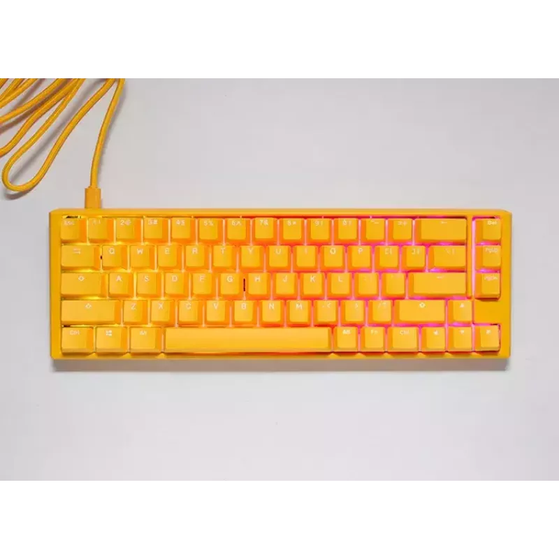 Ducky One 3 Yellow SF Keyboard Gaming USB QWERTY Mechanical RGB