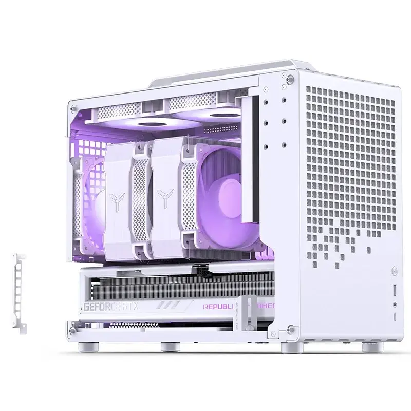 Computer case Jonsbo Jonsplus Z20 Mesh Mini Tower Micro-ATX White