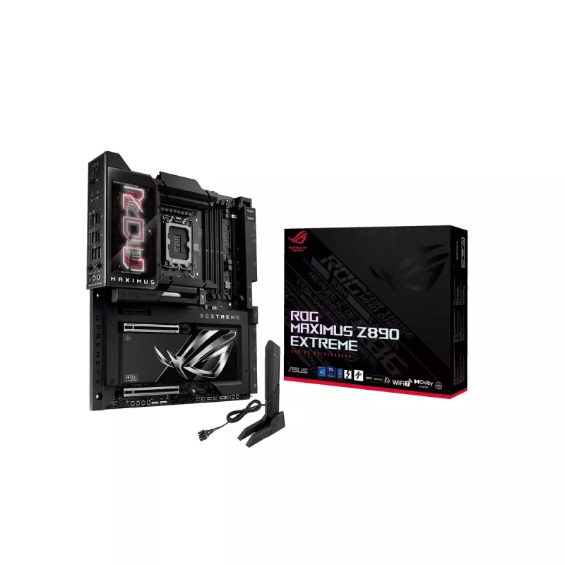 Motherboard ASUS ROG MAXIMUS Z890 EXTREME — Intel Z890, LGA 1851, Extended ATX, DDR5, 4 DIMM, Wi‑Fi 7, 10Gb Ethernet