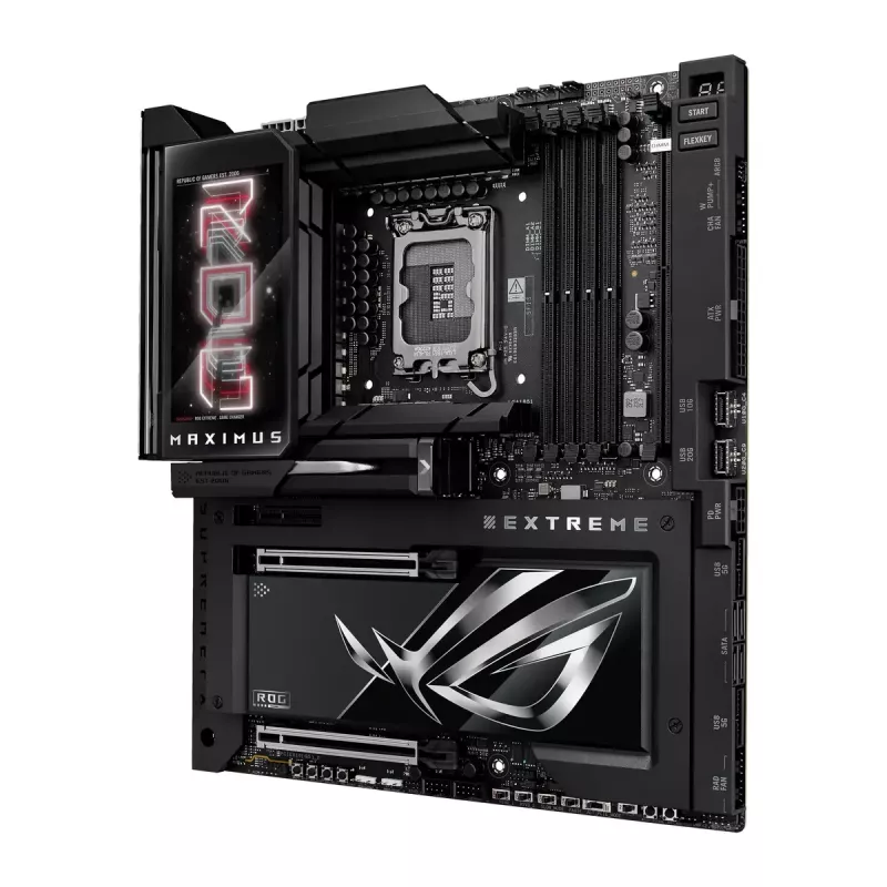 Motherboard ASUS ROG MAXIMUS Z890 EXTREME — Intel Z890, LGA 1851, Extended ATX, DDR5, 4 DIMM, Wi‑Fi 7, 10Gb Ethernet