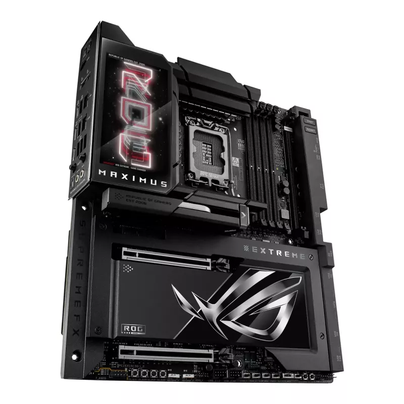 Motherboard ASUS ROG MAXIMUS Z890 EXTREME — Intel Z890, LGA 1851, Extended ATX, DDR5, 4 DIMM, Wi‑Fi 7, 10Gb Ethernet