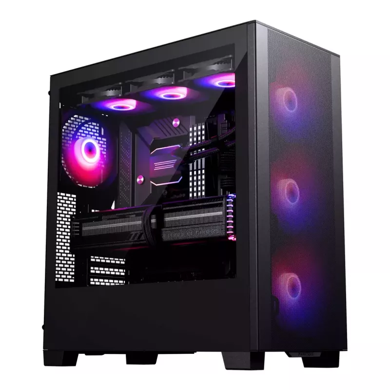 PC Case PHANTEKS XT Pro Ultra Midi Tower Black — ATX/EATX, Tempered Glass, 2x3.5 inch + 5x2.5 inch, USB-C