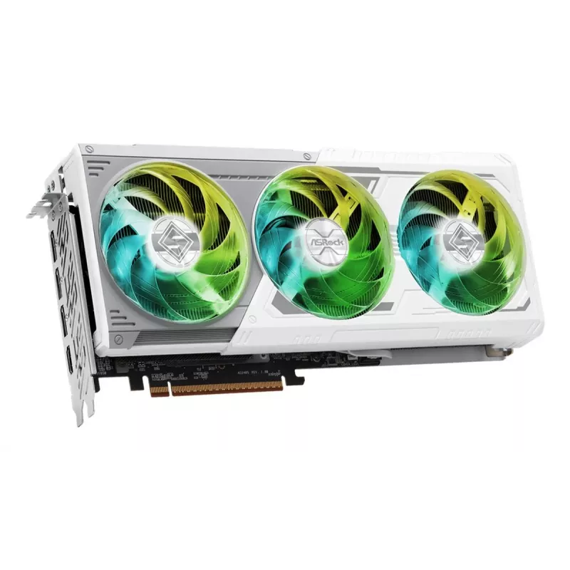 ASRock Graphic Card Radeon Rx 9070 Steel Legend 16GB Oc 16GB GDDR6 1 X HDMI 3 X DisplayPort 2.1a