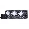 All-in-one liquid cooler Alphacool 13074 — 120 mm fans, 3 fans, 2500 RPM, 40 cm tubes, copper radiator, multi-LED, black
