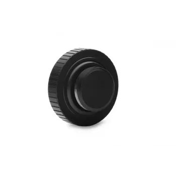 Plug EKWB EK-Quantum Torque Plug — Brass, Black/Silver, Ø 23 mm, Height 5.5 mm