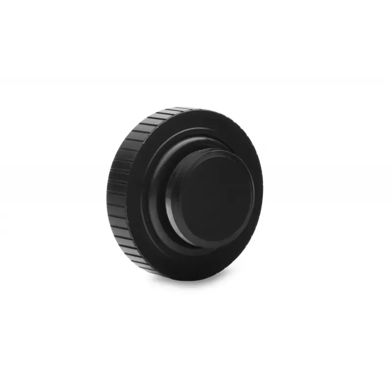 Plug EKWB EK-Quantum Torque Plug — Brass, Black/Silver, Ø 23 mm, Height 5.5 mm