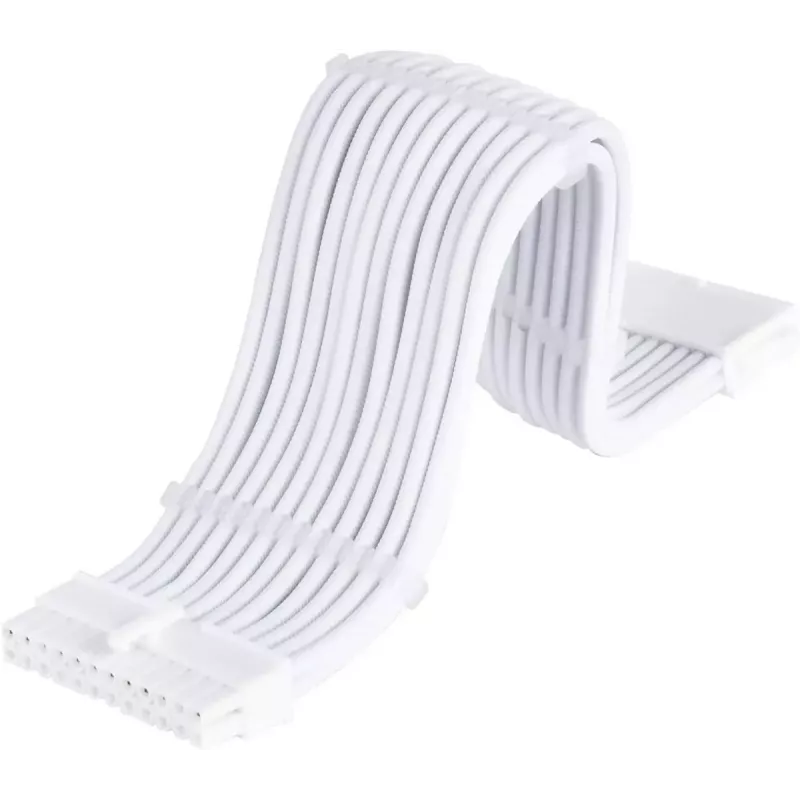 Power supply extension cable SILVERSTONE 24-pin ATX SST-PP07E-MBW-V2 30 cm White