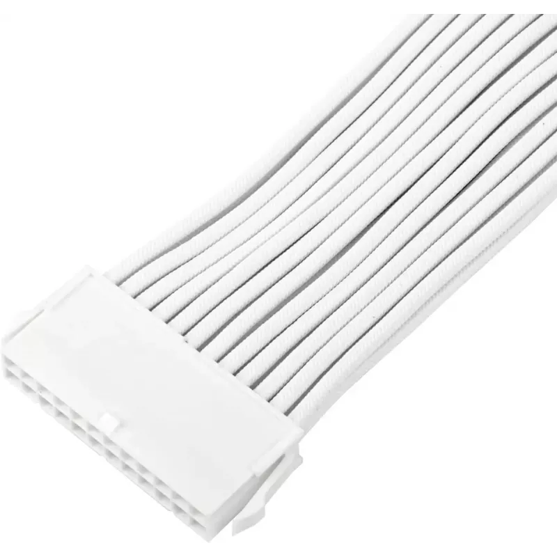 Power supply extension cable SILVERSTONE 24-pin ATX SST-PP07E-MBW-V2 30 cm White