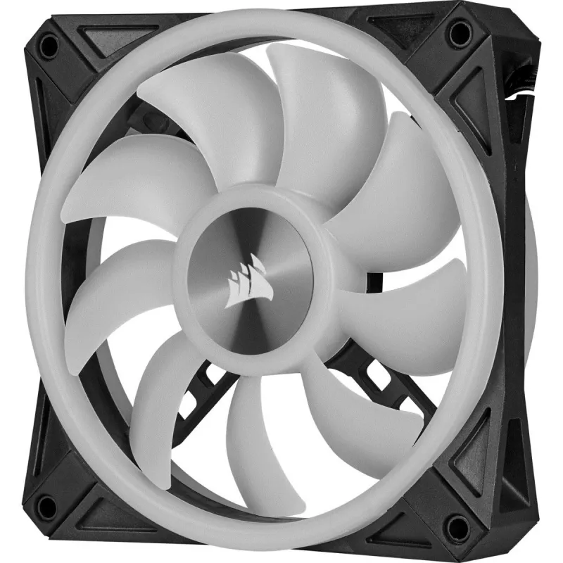 CORSAIR Icue Ql140 RGB 140mm Pwm Dual Fan Kit With Lighting Node Core
