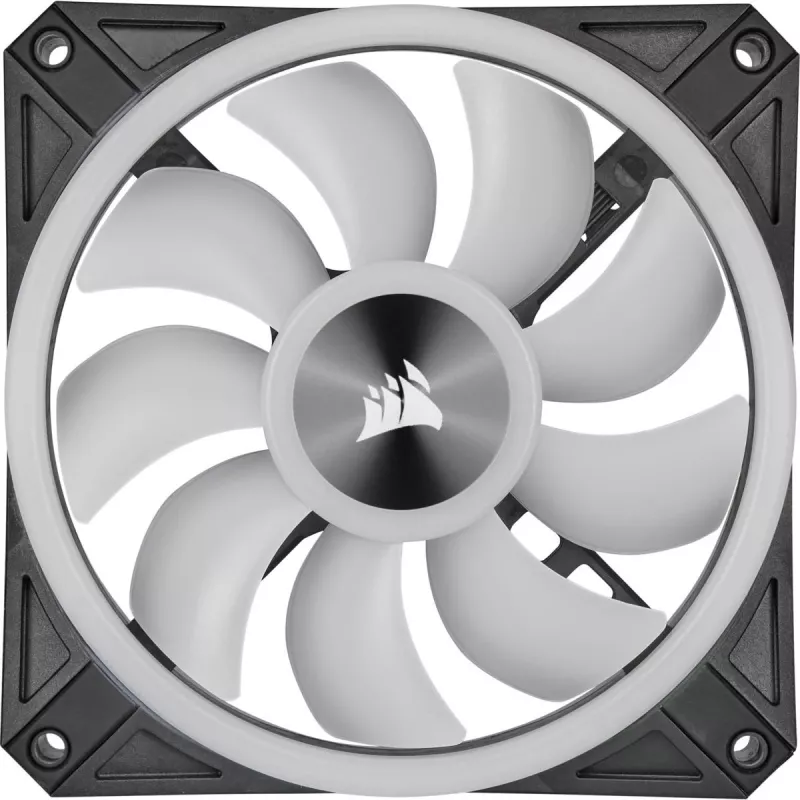 CORSAIR Icue Ql140 RGB 140mm Pwm Dual Fan Kit With Lighting Node Core