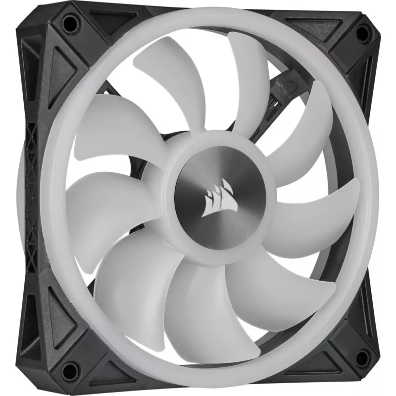 CORSAIR Icue Ql140 RGB 140mm Pwm Dual Fan Kit With Lighting Node Core
