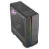 Aerocool GENESISV2BK PC ATX Case Front Panel LED ARGB Fan ARGB 12cm Black