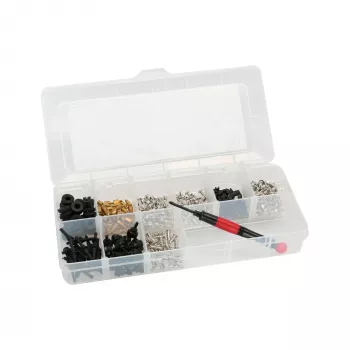 InLine Screw Set with Screwdriver 411 pcs.