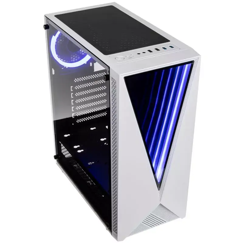 Computer Case Kolink VOID WHITE Midi Tower Black, White