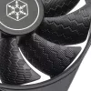 Case fan SILVERSTONE SST-SF120B 120mm black — 120 mm cooling fan for PC chassis
