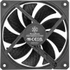 Case fan SILVERSTONE SST-SF120B 120mm black — 120 mm cooling fan for PC chassis