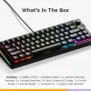 Mechanical Keyboard GLORIOUS GMMK 3 PRO 65% Prebuilt Wired USB, QWERTY, RGB, Black