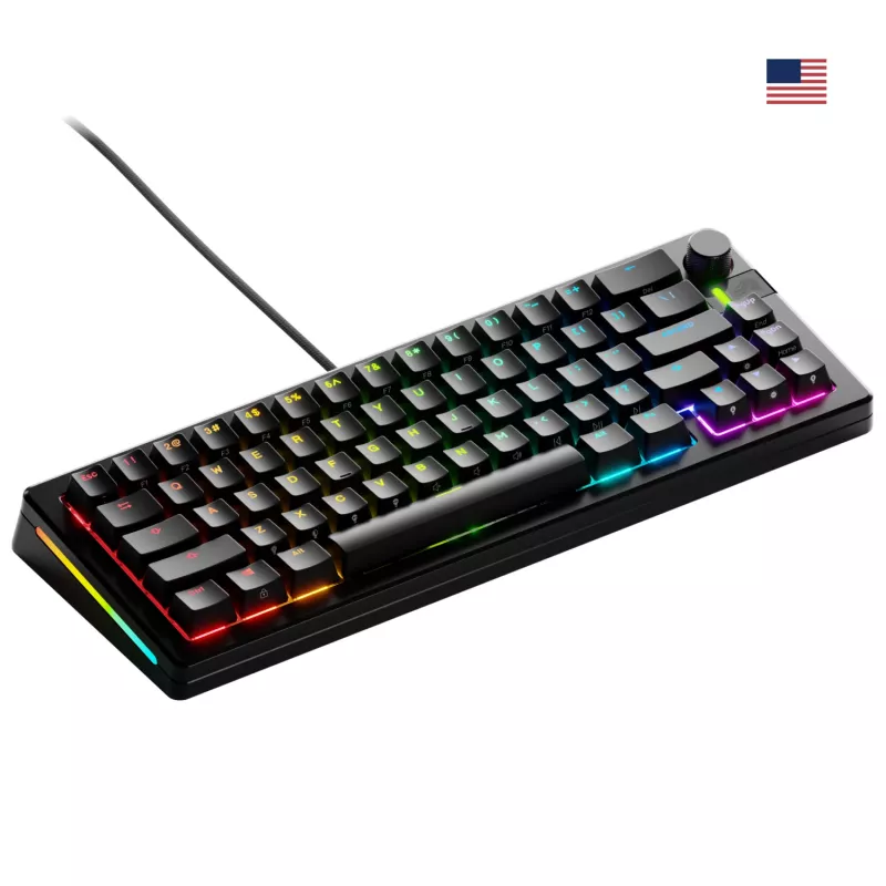 Mechanical Keyboard GLORIOUS GMMK 3 PRO 65% Prebuilt Wired USB, QWERTY, RGB, Black
